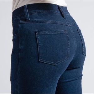 BetaBrand Denim Yoga Pants - petite